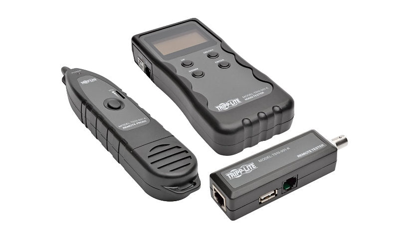 Tripp Lite T010-001-K Cable Tester and Wire Tracker, Length, RJ45/RJ11/BNC/USB