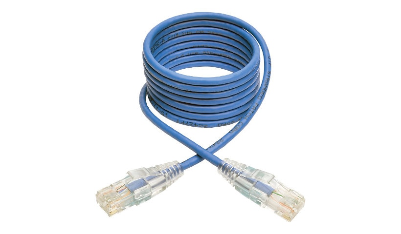 Tripp Lite N201-S05-BL Cat6 Slim Snagless UTP Ethernet Patch Cable 5 ft Blue