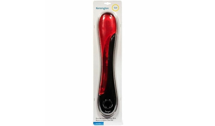 Kensington Duo Gel Keyboard Wrist Rest Black Red K62398AM TAA 1 Year