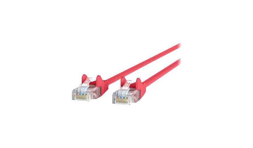 Belkin A3L980-03-RED-S Cat6 Snagless UTP Ethernet Patch Cable 3 ft Red