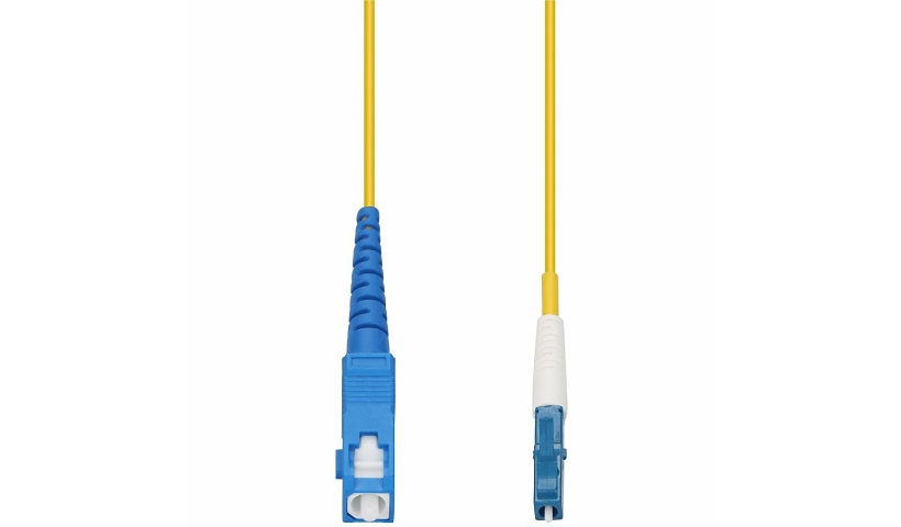 Proline PRO-SC-LC-5MS9SMF 5m (16.4ft) SC to LC OS2 Single Mode Simplex Fiber Patch Cable, 9/125, OFNR Riser, Yellow