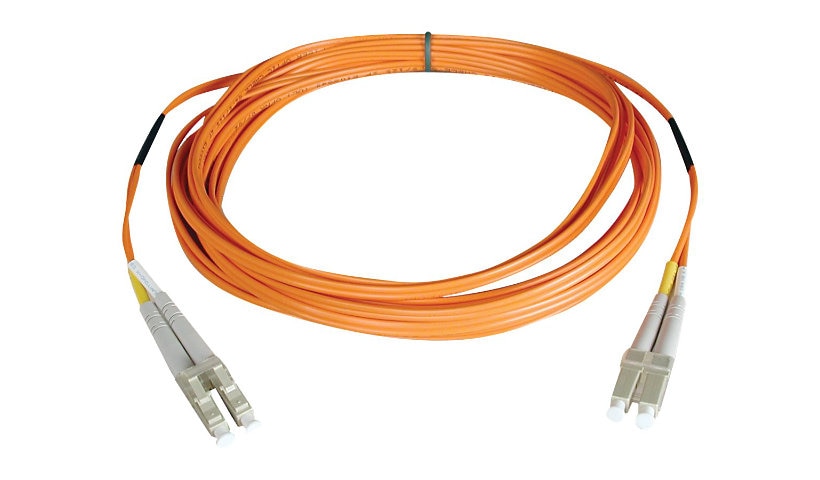 Tripp Lite (Eaton) N320-03M 3m (9.8ft) LC to LC Multimode Duplex Fiber Patch Cable, 62.5/125, PVC, OFNR
