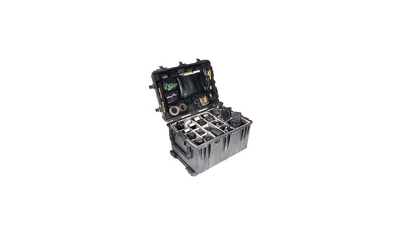 Pelican 1660 1660-020-110 Protector Case with Pick N Pluck Foam, Black