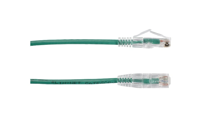Black Box C6PC28-GN-10 Slim-Net Cat6 Patch Cable 10 ft 28 AWG Green