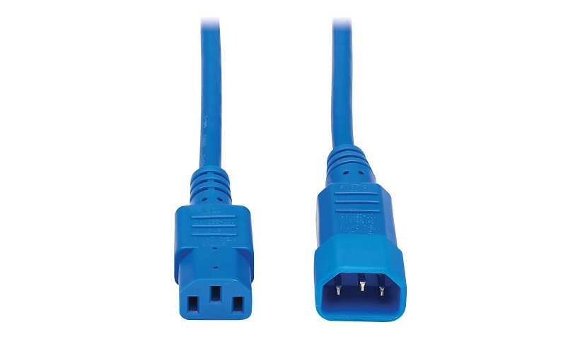 Tripp Lite P004-002-ABL C13 to C14 PDU Extension Power Cord 2 ft 10A 250V 18 AWG