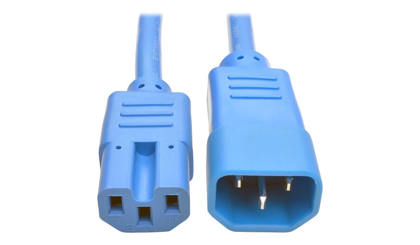 Tripp Lite P018-002-ABL C14 to C15 Heavy-Duty Power Cord 2 ft Lifetime Warranty