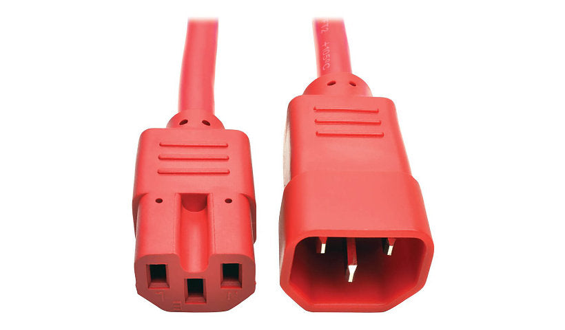 Tripp Lite P018-002-ARD C14 to C15 Heavy-Duty Power Cord 2 ft Lifetime Warranty