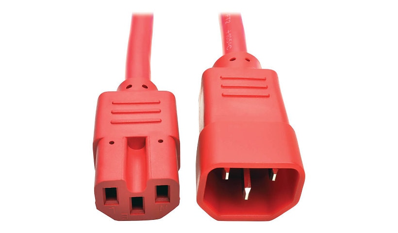 Tripp Lite P018-003-ARD C14 to C15 Heavy-Duty Power Cord 3 ft Lifetime Warranty