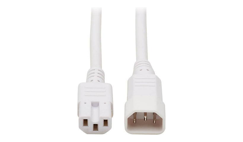 Tripp Lite P018-006-AWH C14 to C15 Heavy-Duty Power Cord 6 ft Lifetime Warranty