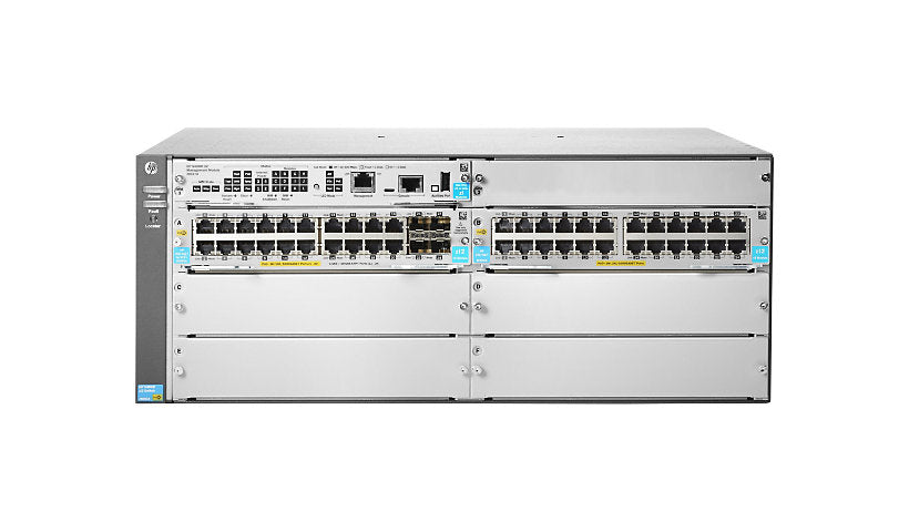 HPE Aruba 5406R zl2 JL003A v3 Bundle, 44x PoE+, 4x 10G SFP+, No PSU