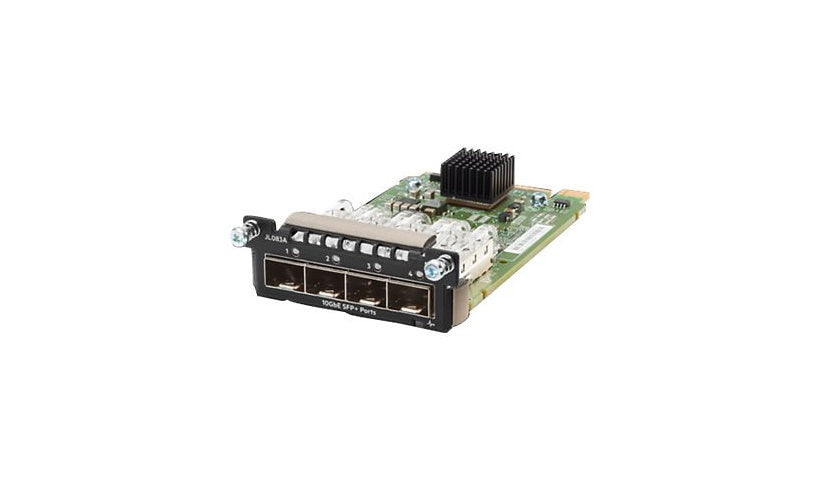 HPE Aruba JL083A 3810M 4-Port 10GbE SFP+ Expansion Module