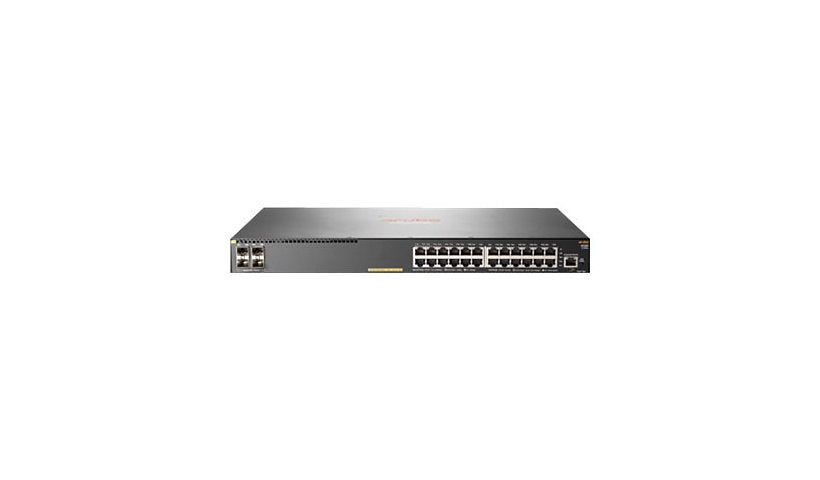 HPE Aruba 2930F JL255A 24G PoE+ 4SFP+ Layer 3 Stackable Switch