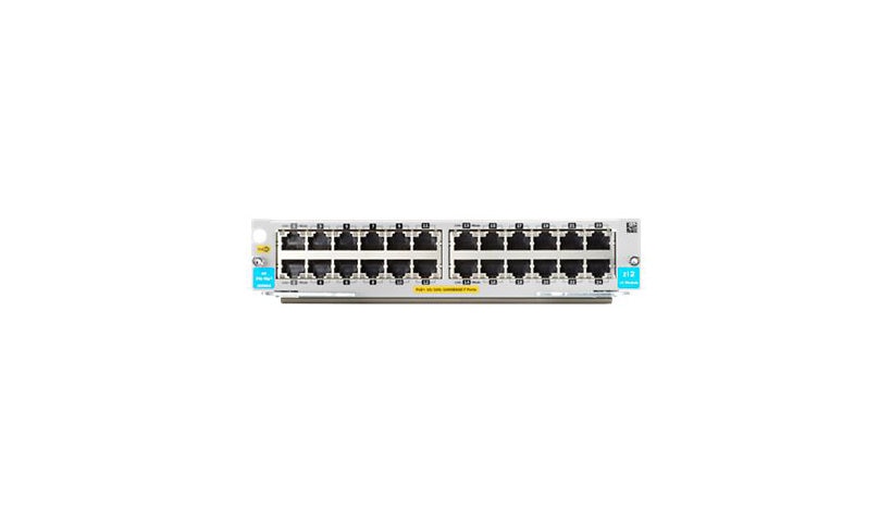 HPE Aruba J9986A 24-Port Gigabit PoE+ v3 zl2 Module with MACsec