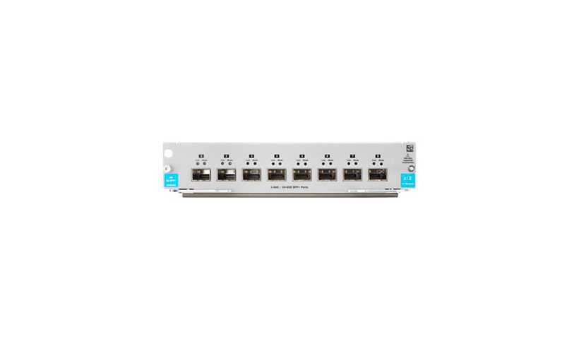 HPE Aruba J9993A 8-Port 1/10GbE SFP+ v3 zl2 Module with MACsec