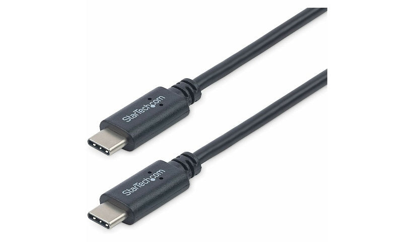 StarTech.com USB-C Charging Cable, 60W (3A) PD, USB 2.0, USB-IF, 2 m (6.6 ft)