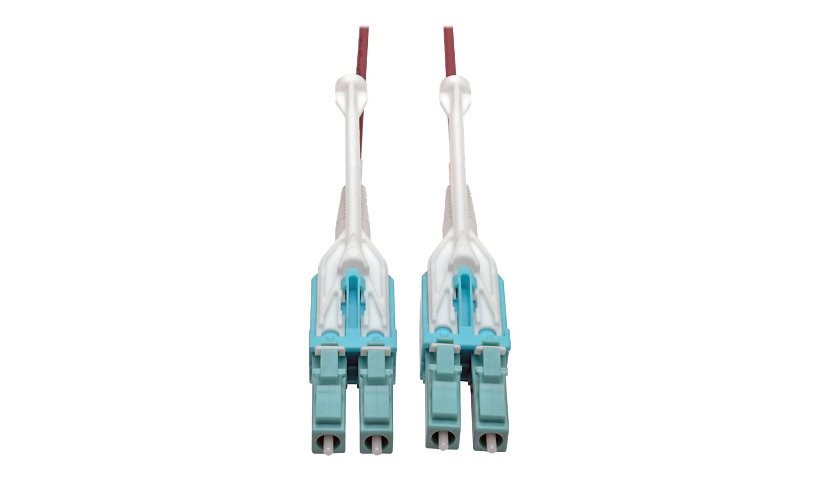 Tripp Lite (Eaton) N821-06M-MG-T 6m (19.7ft) LC to LC 10Gb OM4 Multimode Duplex Fiber Patch Cable, Push/Pull Tabs, 50/125, LSZH, Magenta