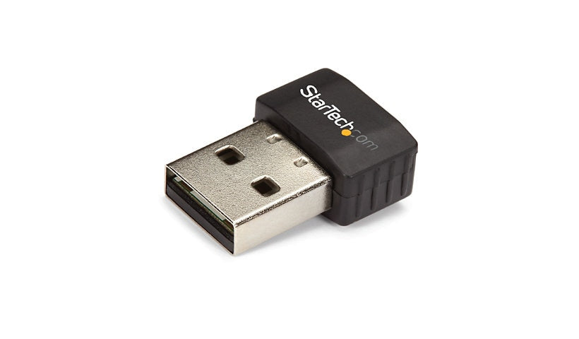 StarTech USB433ACD1X1 AC600 Nano Dual Band Wi-Fi USB Adapter, 802.11ac