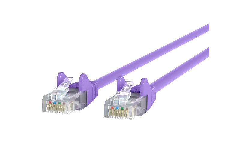 Belkin A3L791-03-PUR-S Cat5e Snagless UTP Ethernet Patch Cable 3 ft Purple