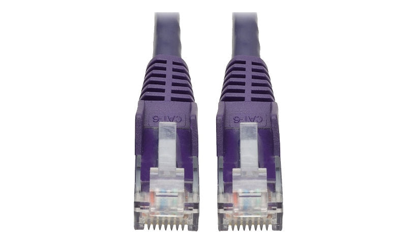Tripp Lite N201-001-PU Cat6 Snagless UTP Ethernet Patch Cable 1 ft Purple