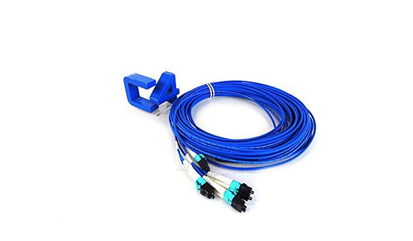 HPE Premier Flex K2Q47A 15m (49.2ft) MPO to 4x LC Multimode Breakout Fiber Cable