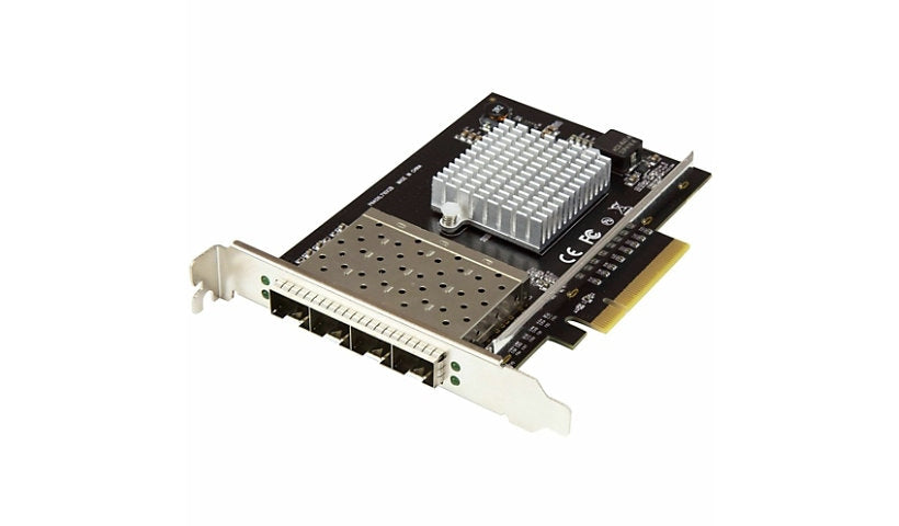 StarTech PEX10GSFP4I 4-Port 10G Open SFP+ PCIe x8 NIC, Intel XL710
