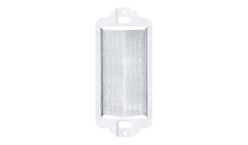 Leviton 41075-DBW Decora Brush Pass-Through Insert White