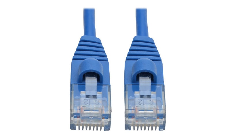Tripp Lite N261-S03-BL Cat6a Slim Snagless UTP Ethernet Patch Cable 3 ft Blue