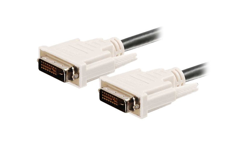 C2G DVI-D Dual Link Cable, 2560x1600, Gold Plated, Male/Male, 5 m (16.4 ft)