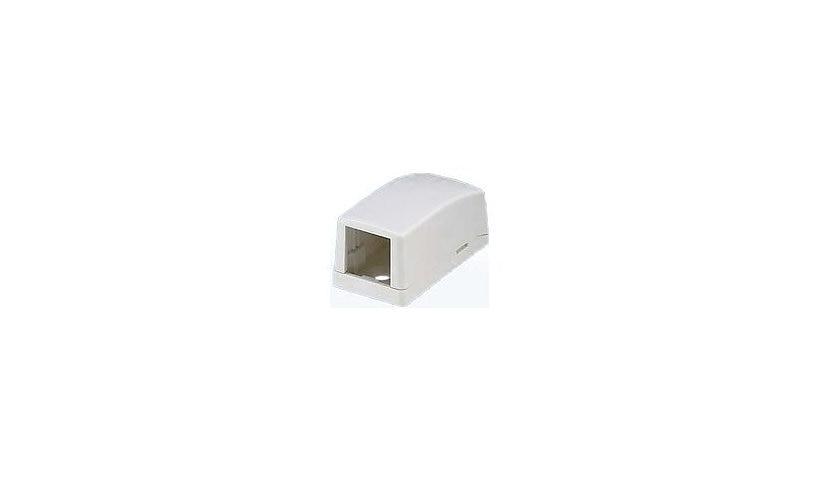Panduit CBX1WH-A Mini-Com 1-Port Surface Mount Box White