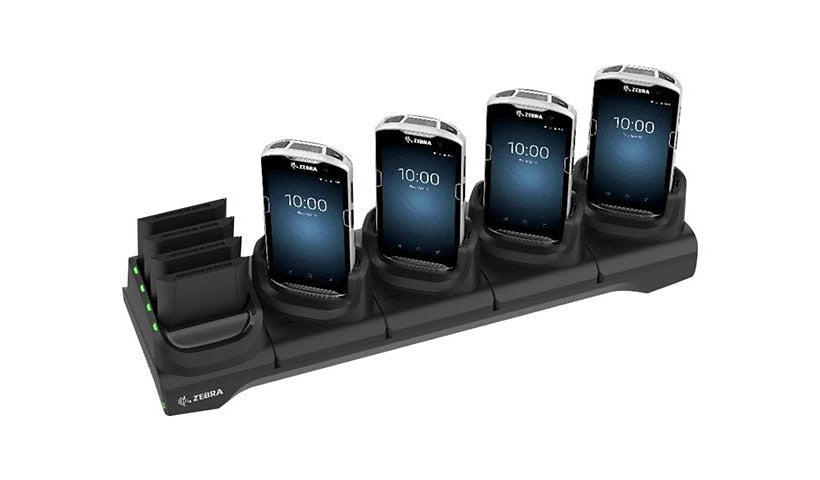 Zebra 5-Slot Cradle + 4-Slot Battery Charger for TC51/TC56, CRD-TC51-5SC4B-01