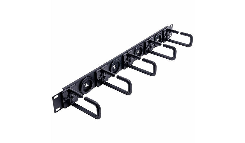 StarTech.com CABLMANAGERH 1U 19 in Rack Cable Management Panel Horizontal 5 Year