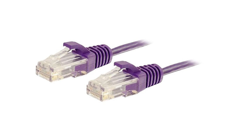 C2G 01181 Cat6 Slim Snagless UTP Ethernet Patch Cable 3 ft Purple