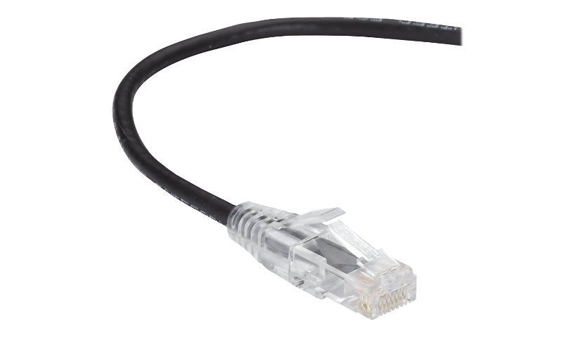 Black Box C6APC28-BK-05 Slim-Net Cat6A Snagless Patch Cable 5 ft 28 AWG