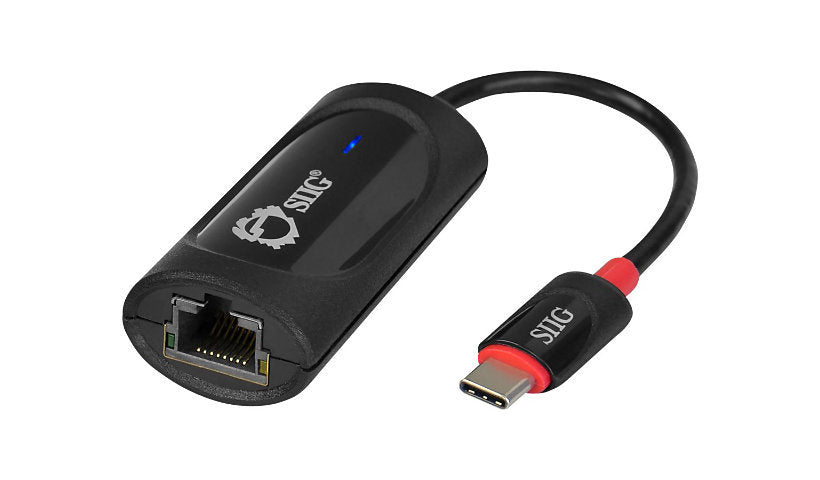 SIIG Gigabit Ethernet Adapter, USB-C (USB 3.0), RTL8153, Jumbo Frames