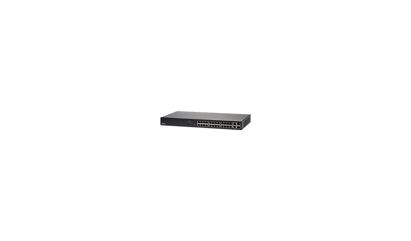 Axis T8524 01192-004 24-Port Gigabit PoE+ Surveillance Switch, 370W