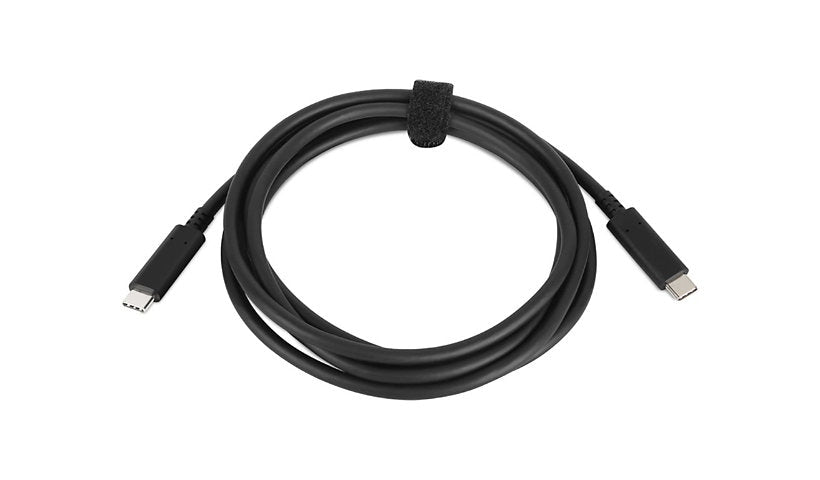 Lenovo USB-C Cable, 5Gbps, 60W (20V/3A), 4K Video, Male/Male, 2 m (6.6 ft)