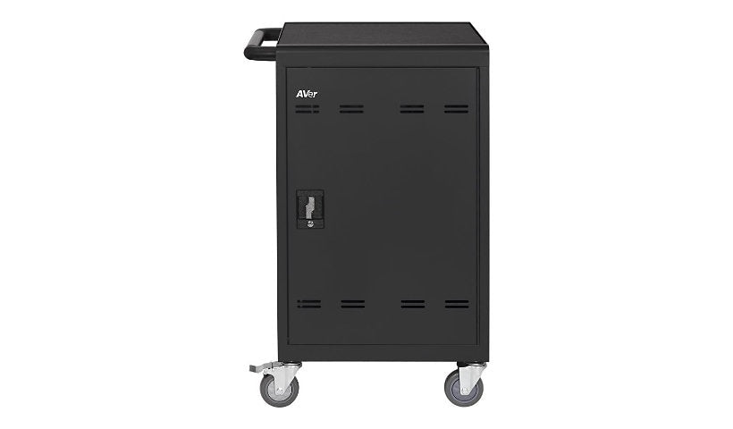 AVer AVerCharge B30 30-Device Charging Cart, 3-Point Lock, CHRGEB030