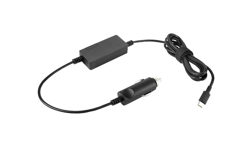 Lenovo 65W USB-C DC Travel Adapter Car 12V 24V 40AK0065WW 1 Year