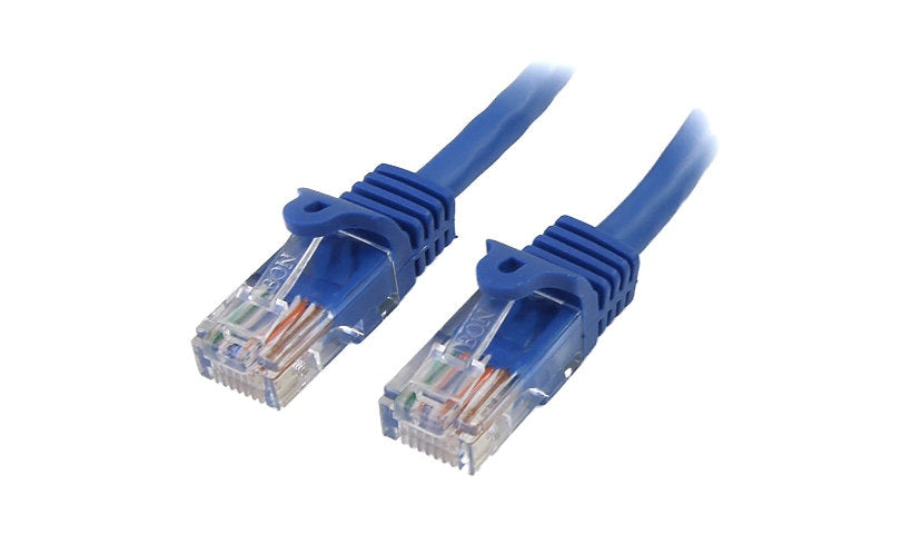 StarTech.com RJ45PATCH3 Cat5e Snagless UTP Ethernet Patch Cable 3 ft Blue