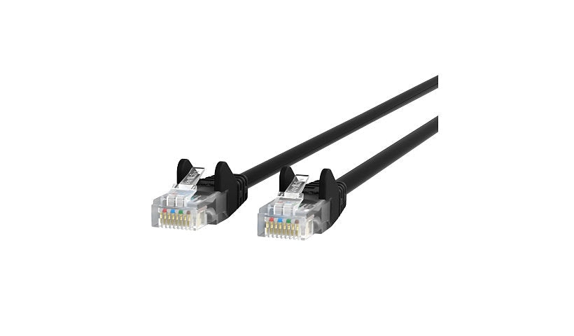 Belkin A3L980-40-BLK-S Cat6 Snagless UTP Ethernet Patch Cable 40 ft