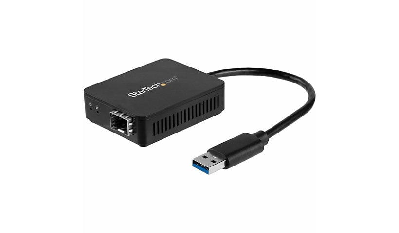 StarTech US1GA30SFP USB 3.0 to Open SFP Gigabit Fiber Adapter, USB-A