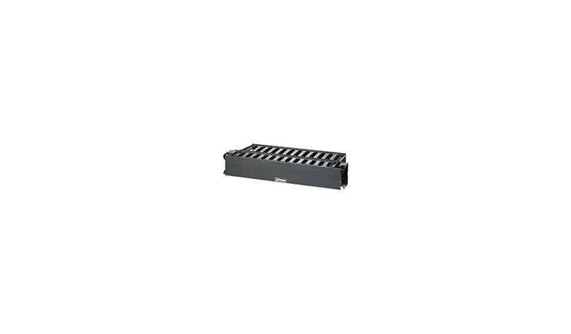 Panduit WMPH2E PatchLink Horizontal Cable Manager 19 in 2U Dual Hinged Cover