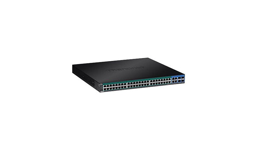 TRENDnet TPE-5048WS 52-Port Gigabit Web Smart PoE+ Switch, 740W