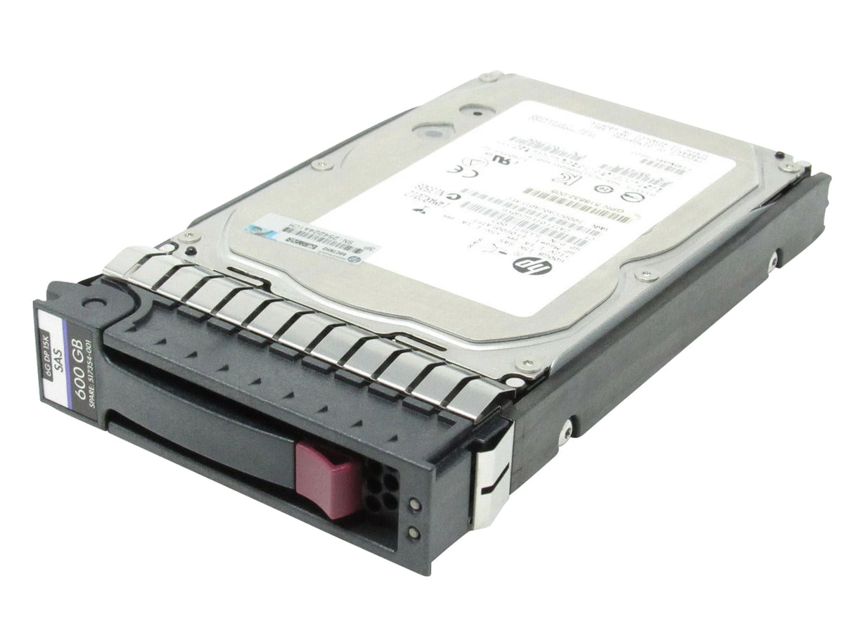HPE 516810-003 600GB Enterprise Hard Drive SAS 6Gbps 15K RPM 3.5" LFF for Gen5-7