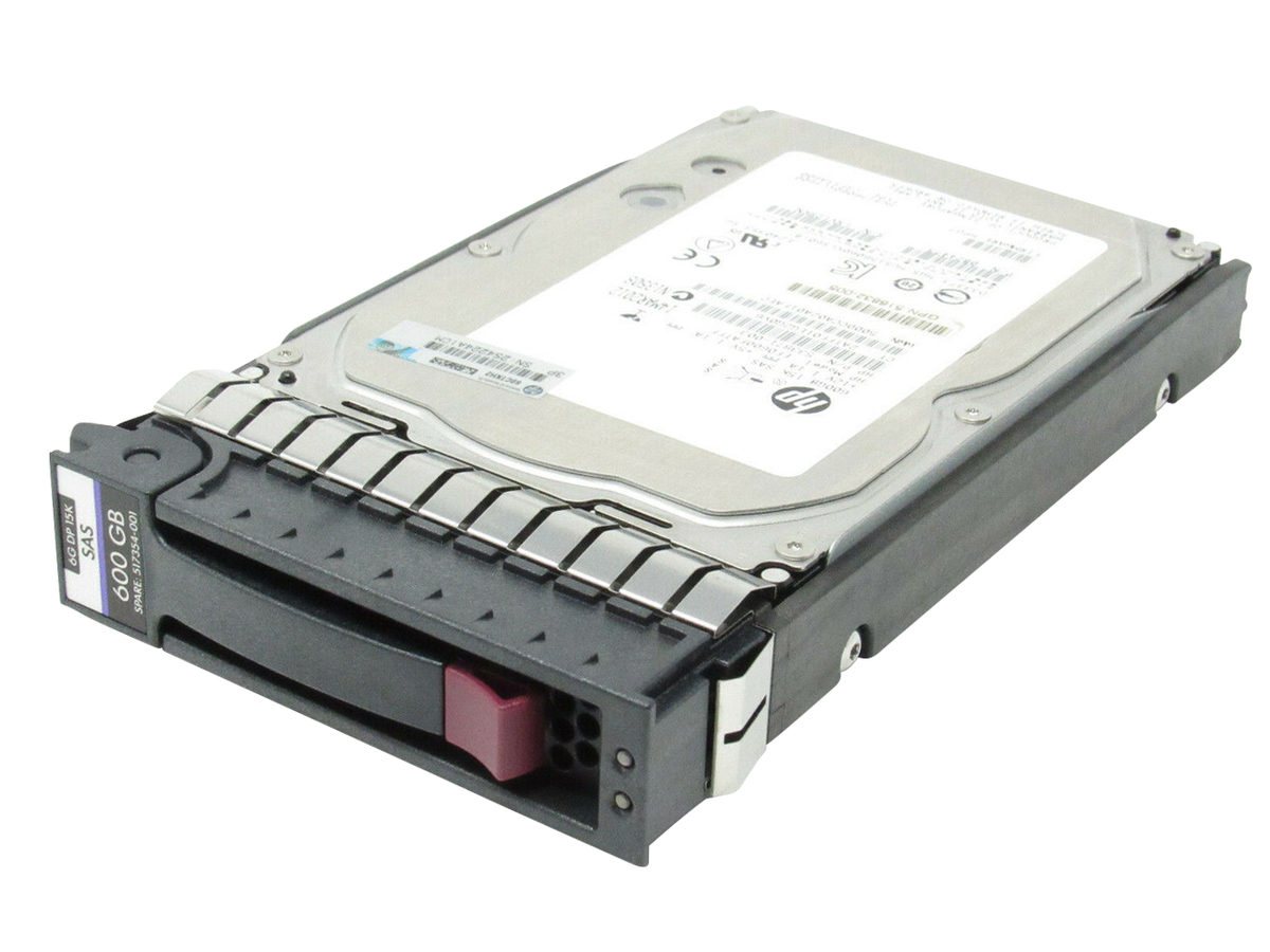 HPE 517354-001 600GB SAS 6G 15K RPM 3.5in LFF Enterprise HDD for ProLiant G5-G7