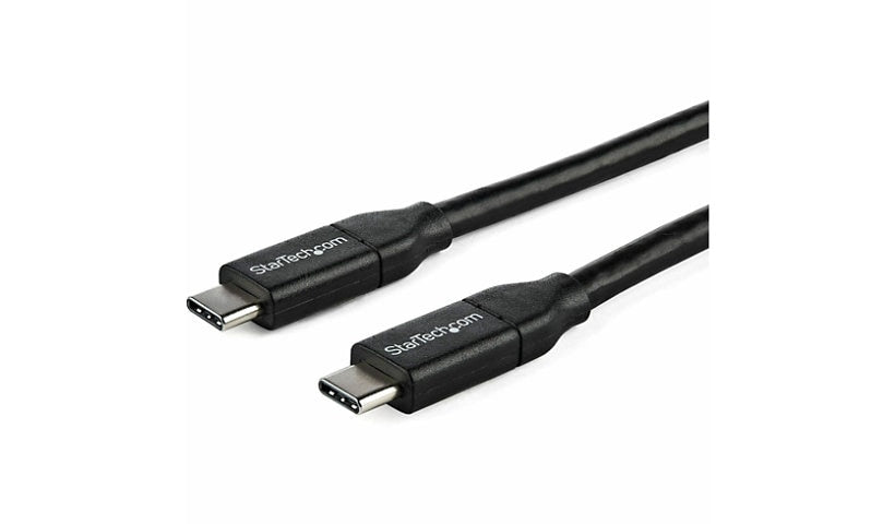 StarTech.com USB-C Fast Charging Cable, 100W (5A), USB 2.0, USB-IF, 1 m