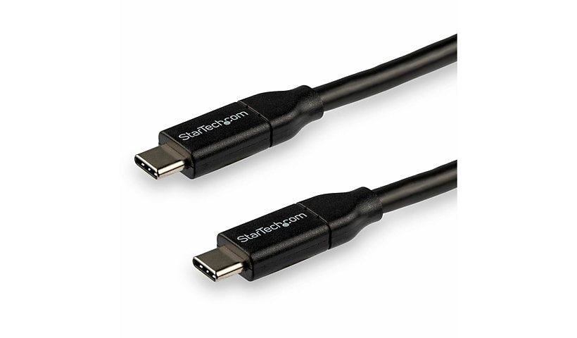 StarTech.com USB-C Fast Charging Cable, 100W (5A), USB 2.0, USB-IF, 3 m (10 ft)