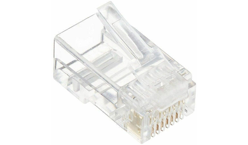 4XEM 4X100PKC6 Cat6 RJ45 Modular Plug 100 Pack Gold-Plated Lifetime Warranty