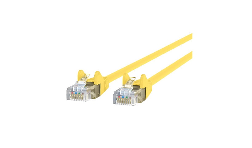 Belkin A3L791-15-YLW-S Cat5e Snagless UTP Ethernet Patch Cable 15 ft Yellow