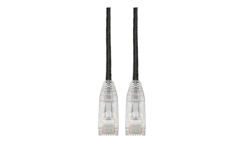 Tripp Lite N201-S02-BK Cat6 Slim Snagless UTP Ethernet Patch Cable 2 ft